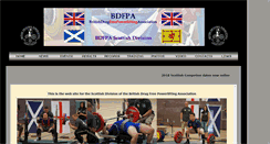 Desktop Screenshot of bdfpascotland.co.uk